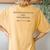 Question Authority Not Your Mother Novelty Women's Oversized Comfort T-Shirt Back Print Mustard