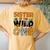 Sister Of The Birthday Wild One Safari Boy Family Matching Women's Oversized Comfort T-Shirt Back Print Mustard