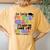 So Long 4Th Grade It's Been Fun Graduation Last Day School Women's Oversized Comfort T-Shirt Back Print Mustard