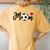 Soccer Cute Mom For Football Lovers Mother's Day Idea Women's Oversized Comfort T-Shirt Back Print Mustard