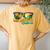 Summer Vacation Sunglasses Los Angeles California Women Women's Oversized Comfort T-Shirt Back Print Mustard