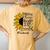 Sunflower Teach The Change You Want To See Teacher Life Women's Oversized Comfort T-Shirt Back Print Mustard