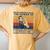 Never Underestimate The Power Of A Grandma Who Votes Women's Oversized Comfort T-Shirt Back Print Mustard