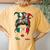 Viva Mexico Messy Bun Cinco De Mayo Mexican Girls Women's Oversized Comfort T-Shirt Back Print Mustard