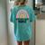 0Jvn Mother Baby Nurse Rainbow Postpartum Nursing Life Women's Oversized Comfort T-Shirt Back Print Chalky Mint