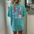 In My American Girl Era 4Th Of July Patriotic Girl Women's Oversized Comfort T-Shirt Back Print Chalky Mint