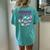 Axolotl Cute Axolotls Of The World Kawaii Girl Boy Kid Women's Oversized Comfort T-Shirt Back Print Chalky Mint