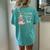 Best Nana Ever Whimsical Nana With Cute Turtles Women's Oversized Comfort T-Shirt Back Print Chalky Mint