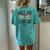 Cancun Girls Trip 2024 Summer Vacation Girls Beach Weekend Women's Oversized Comfort T-Shirt Back Print Chalky Mint