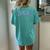 Chapel Hill North Carolina Nc Vintage Athletic Sports Women's Oversized Comfort T-Shirt Back Print Chalky Mint