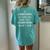 Christine Bothers You Quote First Name Christine Women's Oversized Comfort T-Shirt Back Print Chalky Mint