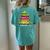 Crayon Christmas Tree Teacher Student Xmas Teacher Pajamas Women's Oversized Comfort T-Shirt Back Print Chalky Mint