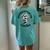 Expensive Difficult And Talks Back Messy Bun Women's Oversized Comfort T-Shirt Back Print Chalky Mint