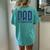 Dad Strength Fathers Day Women's Oversized Comfort T-Shirt Back Print Chalky Mint