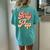 Girly Pop Trendy Slaying Queen Women's Oversized Comfort T-Shirt Back Print Chalky Mint