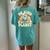 Groovy Earth Day Be Kind To Our Planet Retro Environmental Women's Oversized Comfort T-Shirt Back Print Chalky Mint
