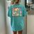 Groovy Last Day Of School 3Rd Grade Peace Out Third Grade Women's Oversized Comfort T-Shirt Back Print Chalky Mint