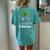 Love Being Called Nana Turtle Summer Women's Oversized Comfort T-Shirt Back Print Chalky Mint