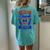 I Am Not Drunk I'm American 4Th Of July Women's Oversized Comfort T-Shirt Back Print Chalky Mint