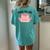 Praise The Lard Pig Women's Oversized Comfort T-Shirt Back Print Chalky Mint