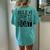 Rule 1 Don't Fall Off The Boat Cruise Ship Vacation Women's Oversized Comfort T-Shirt Back Print Chalky Mint
