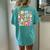 In My Second Grade Era 2Nd Grade Girl Teacher Back To School Women's Oversized Comfort T-Shirt Back Print Chalky Mint