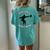 Now You A Single Mom Mother Day Women's Oversized Comfort T-Shirt Back Print Chalky Mint