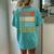 Youth Vintage Present Boys Girls Retro Yeet Or Be Yeeted Child Women's Oversized Comfort T-Shirt Back Print Chalky Mint
