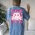 Eleven Is A Vibe Birthday 11 Year Old Girls 11Th Birthday Women's Oversized Comfort T-Shirt Back Print Moss