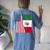 Mexico Independence Day Half Mexican American Flag Women Women's Oversized Comfort T-Shirt Back Print Moss