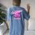 The Original California Girl Cute Pink Girly California Women's Oversized Comfort T-Shirt Back Print Moss
