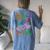 Peace Love Pta Retro Parent Teacher Association Groovy Women's Oversized Comfort T-Shirt Back Print Moss
