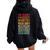 19 Years 228 Months Of Being Awesome Vintage 19Th Birthday Women Oversized Hoodie Back Print Black