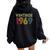 50Th Birthday Vintage 1969 Retro Mom Dad Women Oversized Hoodie Back Print Black