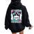 5Th Grade Field Day 2024 Let Game Begin Messybun Teacher Kid Women Oversized Hoodie Back Print Black