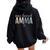 Amma One Loved Amma Mother's Day Women Oversized Hoodie Back Print Black