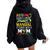 Autism Mom Doesn't Come With A Manual Autism Awareness Women Oversized Hoodie Back Print Black