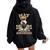 Awesome Since May 1981 Retro 43Rd Birthday Women Oversized Hoodie Back Print Black