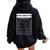 Band Director Nutrition Facts Sarcastic Graphic Women Oversized Hoodie Back Print Black