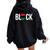 Black Pride Afro Pride Pan African Flag Melanin Black Woman Women Oversized Hoodie Back Print Black