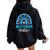 Blue Rainbow Autism Awareness Sister Heart Puzzle For Girls Women Oversized Hoodie Back Print Black