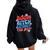 Boom Bitch Get Out The Way Fireworks 4Th Of July Groovy Women Oversized Hoodie Back Print Black
