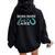 Boss Mare Don't Care Cowgirl Horse Lover -Rodeo Women Oversized Hoodie Back Print Black