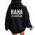 Boy Mama Farm Tractor Mom Mother's Day Women Oversized Hoodie Back Print Black