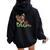 Be Brave For N And Girls Women Oversized Hoodie Back Print Black
