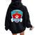 Brother Of The Birthday Boy Girl Dog Paw Family Matching Women Oversized Hoodie Back Print Black