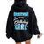 Brother Of The Birthday Girl Family Snowflakes Winter Party Women Oversized Hoodie Back Print Black
