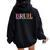 Bruh Formerly Known As Teacher Saying Teacher Test Day Women Oversized Hoodie Back Print Black