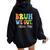 Bruh We Out Office Staff Happy Last Day Of School Groovy Women Oversized Hoodie Back Print Black
