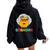 Building Block Brick Grandma Master Builder Family Matching Women Oversized Hoodie Back Print Black